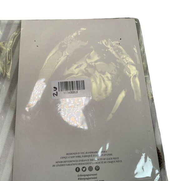 Deepa Gurnani Bethany Necklace – Pink & Black Beaded – 40” - Picture 2 of 6